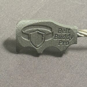 Belt Buddy Pro logo detail on product handle